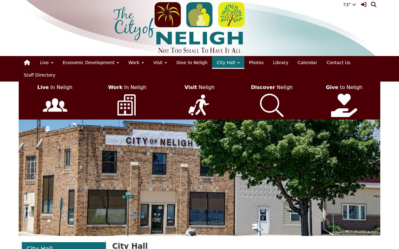 Neligh criminal records information on the official police department page